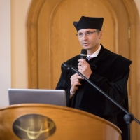 Uczestnicy uroczystości nadania godności doktora honoris causa prof. dr. hab. Mathiasw Z. Strowskiemu