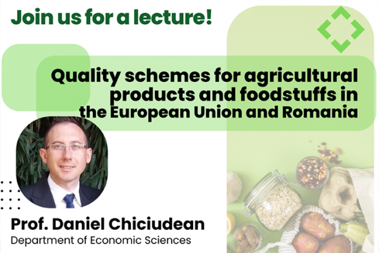 grafika - wykład otwarty Systemy jakości produktów rolnych i środków spożywczych w krajach Unii Europejskiej i Rumunii